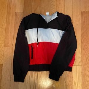 Striped Windbreaker